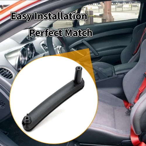 Vista 3 de Tirador de puerta interior izquierda y derecha compatible con Mitsubishi Eclipse 2006-2012 Reemplazo # 7221A069HA 7221A070HA