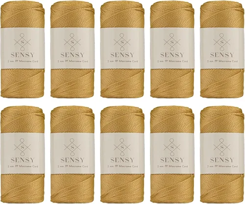 Vista 34 de Sensy Premium 2mm 229.5 metros de cuerda de poliéster 100% cordón de polipropileno Cordón de macramé 2mm Cordón para bolso de crochet Hilo