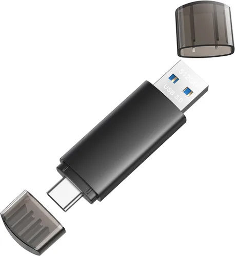 Vista 14 de JOIOT Unidad flash USB C de 32 GB, unidad flash USB 3.0 dual tipo C + USB A portátil tipo C, unidad flash USB tipo C 2 en 1 para teléfono