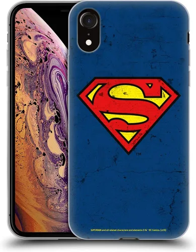 Vista 33 de Head Case Designs Funda de gel con logotipo negro y rojo de Superman DC Comics con licencia oficial [protección de grado militar] compatible