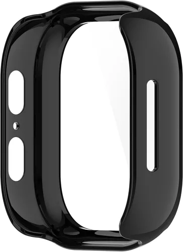 Vista 5 de Funda de cobertura completa con protector de pantalla compatible con Gizmo Watch 2, Disscool de policarbonato duro ultrafino y cristal real, funda