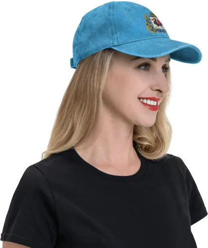 Vista 5 de Coat of arms of Kazan Governorate 1856 Denim Cap Driver Cap Breathable Adjustable Dad Hat Black