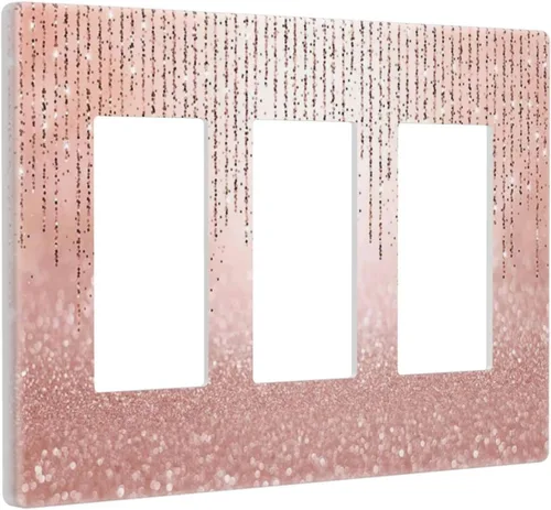 Vista 59 de Placa de Interruptor de Luz Azul de 1 Gang, Placa de Pared Decorativa de Palanca Individual, Cubierta de Placa de Pared de Palanca, Placa Frontal