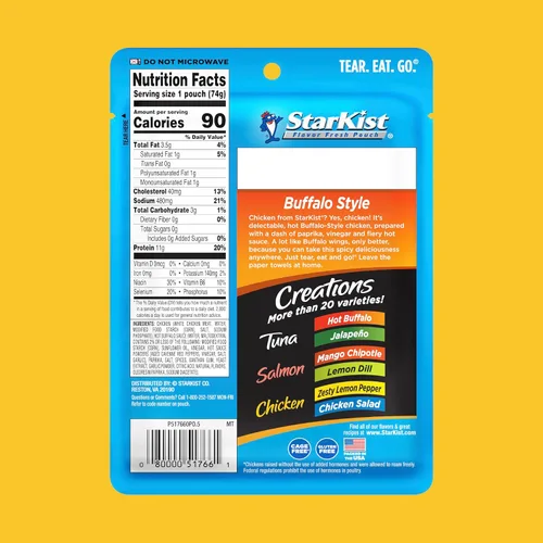 Vista 2 de StarKist Chicken Creations BOLD Buffalo Style - Bolsa de 2.6 oz
