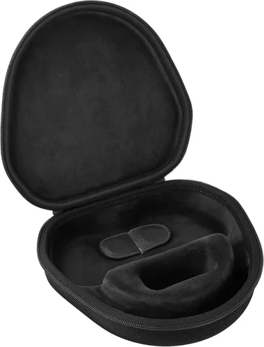 Vista 2 de co2CREA Funda rígida con modo de sueño, reemplazo para auriculares Apple AirPods Max inalámbricos de diadema (Funda negra)