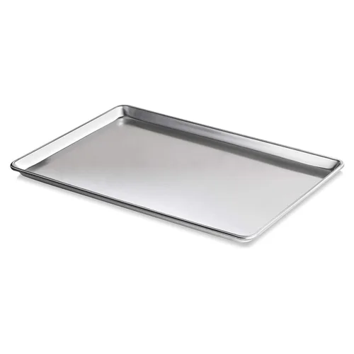 New Star Foodservice Bandeja de Aluminio Calibre 18 Grado Comercial/Bandeja para Panecillos (18 L x 26 A x 1 Al (Tamaño Completo) Paquete de 12