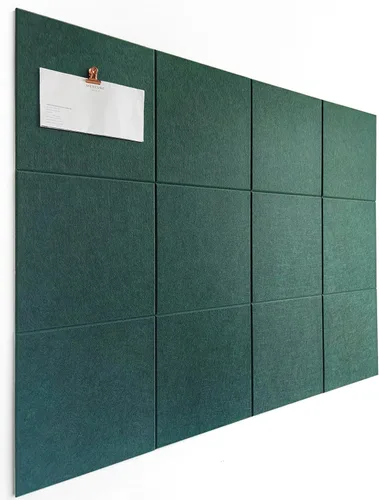 Tablero de anuncios verde | Gran alternativa a los tableros de corcho para paredes | Tablero de corcho de fieltro para oficina, hogar y aula |