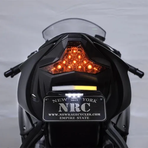 Vista 5 de Nuevo kit de eliminación de guardabarros Rage Cycles, compatible con Kawasaki ZX-6R 2019-Present (sin tucked)