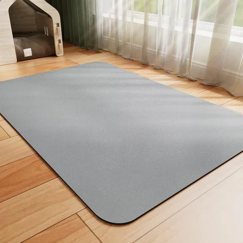 HotLive Tapete de Comida para Perros - Tapete Absorbente para Gatos para Comida y Agua, Tapete para Tazón de Alimentación de Mascotas Sin Manchas,