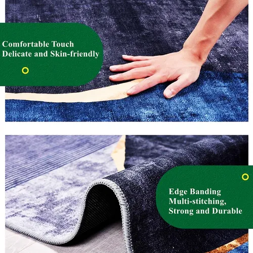 Vista 5 de Electric Heated Floor Mat Floor Warming Heater Foot Warmer, Electric Heating Carpet Heated Rug, Electric Heating Pads Space Heater with Temperature