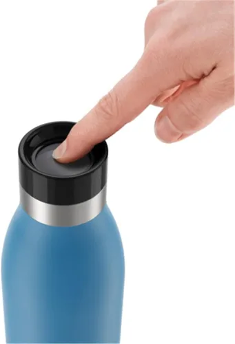 Vista 2 de TEFAL BLUDROP Botella de agua reutilizable, botella de acero inoxidable reutilizable, bebidas frías y calientes, apta para lavavajillas, a prueba