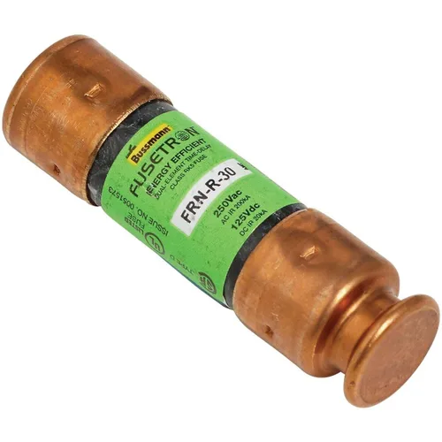 Vista 6 de Bussman BP/FRN-R-30 Fusible de retardo de tiempo de 30 amperios y 250 voltios, 2