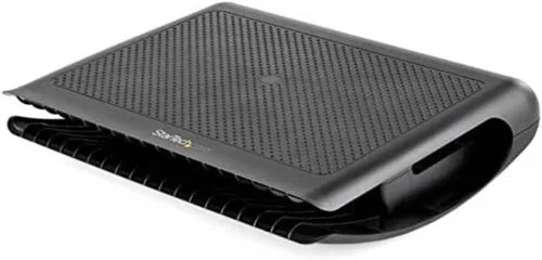 Vista 3 de StarTech.com Reposapiés para debajo del escritorio, 18 x 14 pulgadas, altura y ángulo ajustables, taburete para pies, reposapiés para escritorio