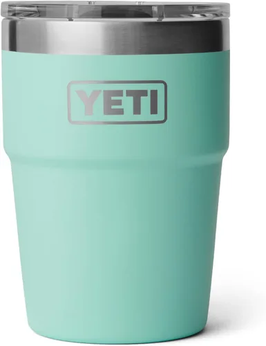 Vista 10 de YETI Rambler - Vaso apilable de 16 onzas, aislado al vacío, de acero inoxidable con tapa MagSlider Stackable, Vacuum Insulated, MagSlider Lid