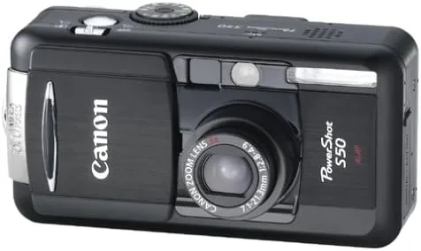 Canon Cámara digital PowerShot S50 de 5MP con zoom óptico 3x
