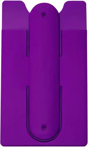 Vista 8 de Bolsillo de silicona para tarjetas de teléfono con soporte para teléfono, billetera adhesiva, bolsa adhesiva para tarjetas de crédito, compatible