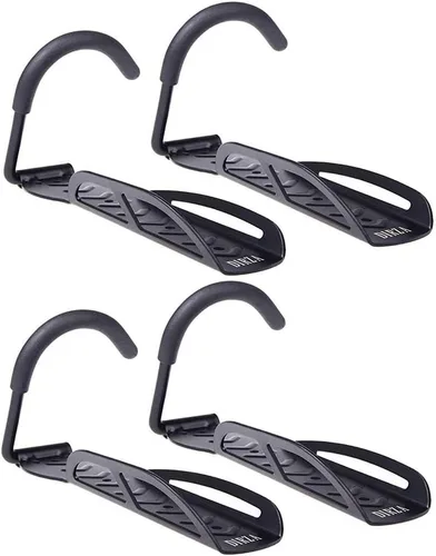 Vista 7 de Aparcabicis cochera Dirza sistemade montar a pared de almacenamiento colgadero vertical – Gancho para interior – Fácil de colgar/descolgar – robusto