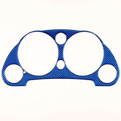 Vista 8 de Cubierta de panel de salpicadero, 1 unidad compatible con Mitsubishi Eclipse 2006-2011, accesorios de ajuste de velocímetro, hecha de fibra