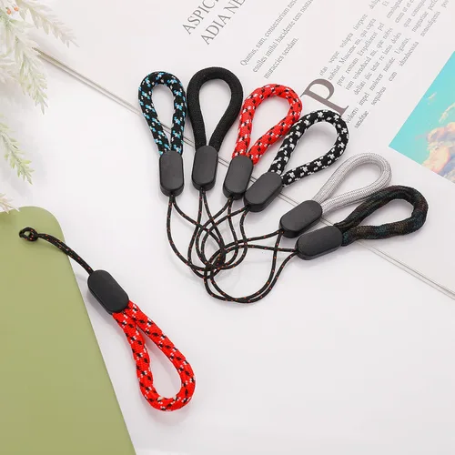 Vista 7 de cobee Correa de muñeca pequeña, 4.72 pulgadas para ajustar el dedo para el cuello, correa de mano de nailon, cordón portátil para el dedo