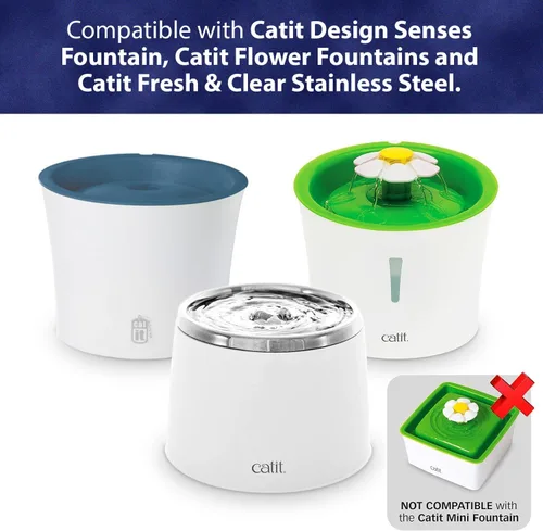 Vista 5 de Filtros para fuentes Catit Design Senses y fuentes Catit Flower, paquete de 6