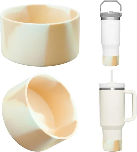 Vista 25 de Airboat Actualización 2 Piezas Protector de Silicona Boot Bumper para Stanley Quencher Adventure 40oz 30oz 20oz Vaso Térmico, Funda Protectora