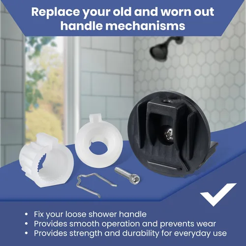 Vista 5 de Enhon Kit de adaptador de mango de ducha de repuesto para 116653, compatible con cartucho de válvula de grifo de ducha Moen Posi-Temp, kit