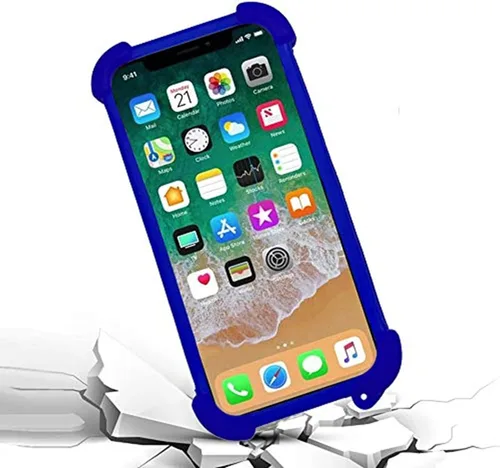 Vista 6 de Zittop Funda universal para parachoques de teléfono inteligente, funda elástica de silicona suave para teléfonos de 5.2 pulgadas, tamaño de 4 a 6.5