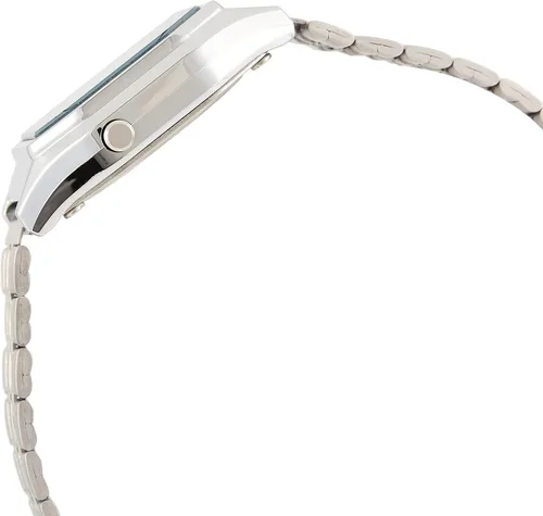 Vista 3 de Casio LA680WA-2BDF - Reloj retro digital para mujer color plateado