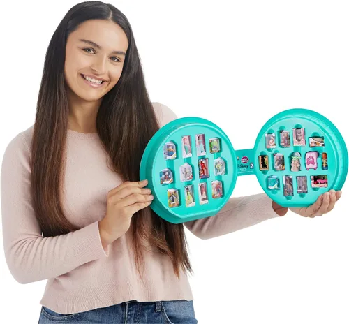 Vista 6 de ZURU Store & Display 30 Minis - Funda para coleccionista de Mini Brands de Disney 5 Surprise Series 2, viene con 5 exclusivos Mini's Mystery Real