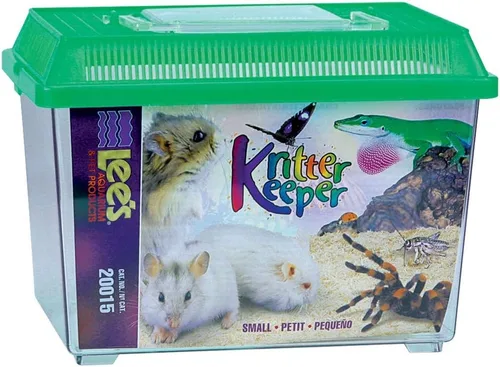 Vista 5 de Lee's Kritter Keeper, rectángulo con tapa, pequeño, varios