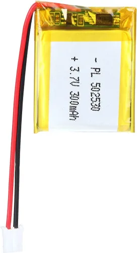Vista 44 de Batería de 3.7V 120mAh 551521 Polímero de Litio Ion Recargable Li-ion Li-Po con Conector 2P PH 2.0mm Pitch