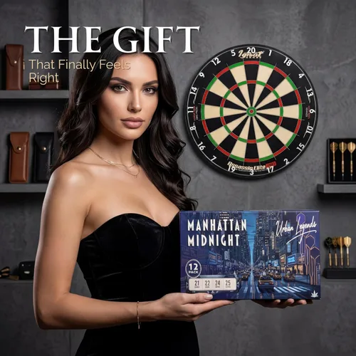 Vista 7 de IgnatGames Juego de puntas de metal para dardos – Paquete de 12 dardos de punta de acero con 32 vuelos GlideXPro, empuñaduras de barril multizona