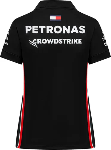 Vista 3 de Mercedes AMG Petronas Polo Team de Fórmula Uno para mujer 2023 Team - Negro - Talla: XXL