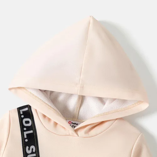 Vista 5 de L.O.L. Surprise! Vestido con capucha para niñas pequeñas, vestido con capucha y manga larga con estampado de bolsa de ropa