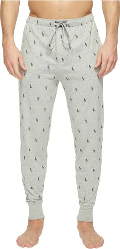 Vista 6 de Polo Ralph Lauren Ropa Interior para Hombre Pantalones Joggers de Punto de Jersey Pony azul marino/crema