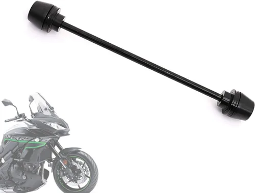 Vista 6 de MC MOTOPARTS Compatible con Z900 RS Café 2018-2019 Titanio eje rueda delantera horquilla Sliders Protectores Crash Protector