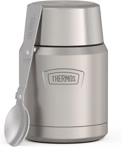 Vista 11 de THERMOS, Tarro de alimentos de acero inoxidable con cuchara, 16 onzas, arenisca