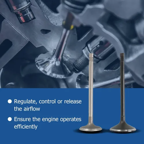 Vista 6 de WFLNHB Válvulas de Motor de Admisión y Escape de Repuesto para GM 2.0L 2.2L 2.4L Ecotec DOHC