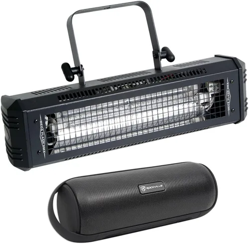 American DJ Mega Flash DMX 800w DMX luz estroboscópica con sensor de sonido + altavoz gratis