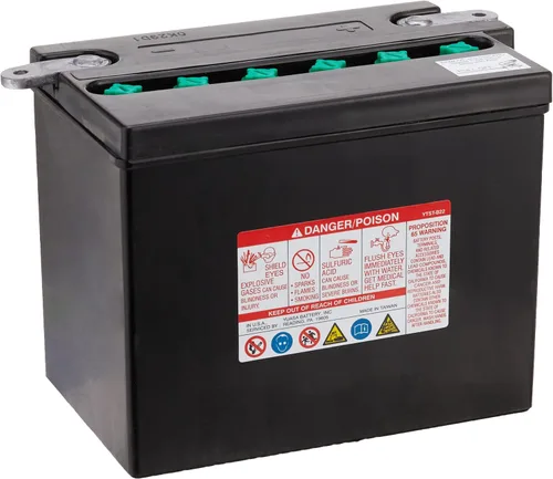 Vista 2 de Yuasa Batería, YUAM22H12 (YHD-12H), Negro