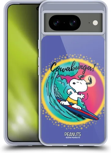 Vista 135 de Head Case Designs Officially Licensed Peanuts Beach Surf Snoopy Boardwalk Airbrush Gel Case [Military Grade Protection] Compatible with Google Pixel