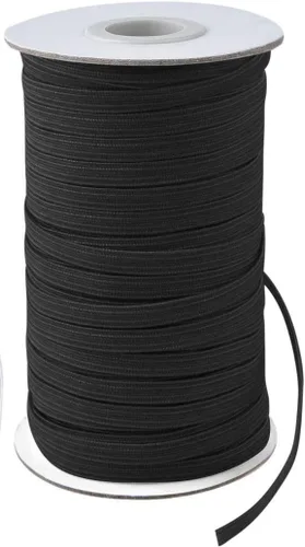 Vista 5 de AK TRADING CO. AK 1/2"-BLACKx144Y Elástico, Negro