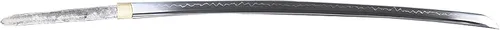 Vista 8 de Espada hecha a mano – Espada Samurai Wakizashi, práctica, forjada a mano, acero al carbono 1060, templado por calor, espiga completa, afilada, grúa