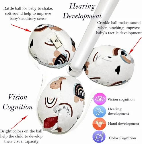 Vista 6 de Mamaroo Inserto para recién nacido hecho a mano 4moms Mamaroo Insert Swing Bolas de juguete de repuesto para Mamaroo Liner para Swing Mamaroo