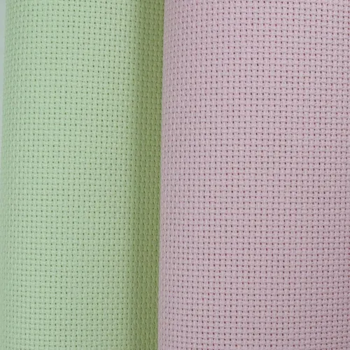 Vista 53 de KCS 2 piezas de tela de costura de algodón Aida de punto de cruz de 15 x 18 pulgadas (blanco antiguo, 14 unidades)