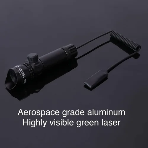 Vista 6 de Pinty Hunting Rifle Green Laser Sight Dot Scope Adjustable with Mounts