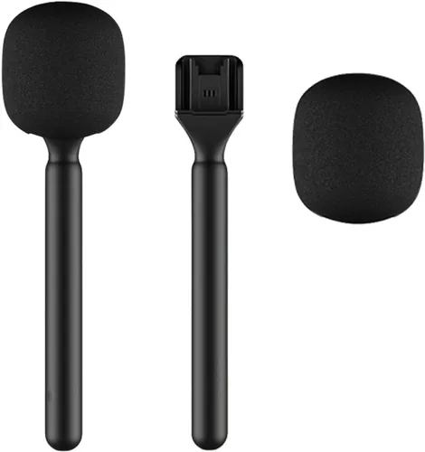 Vista 2 de Soporte de micrófono para DJI/Hollyland/Rode/Movo Soporte de micrófono inalámbrico de mano, paquete de 2