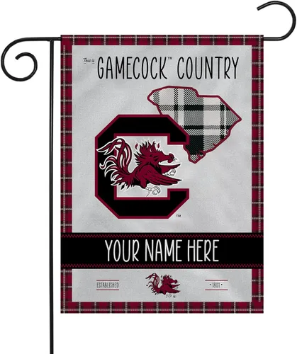 Vista 85 de Rico Industries NCAA Country - Bandera de jardín personalizada con diseño a cuadros