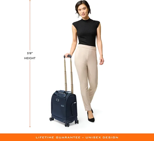 Vista 14 de Briggs & Riley Spinner, Azul Marino, 16-inch Baseline Cabin Bag, Cabina giratoria