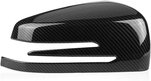 Vista 6 de Cubierta de espejo W204, 1 par de ABS a prueba de óxido W204 cubierta de fibra de carbono para A B C E GLA clase W204 W212